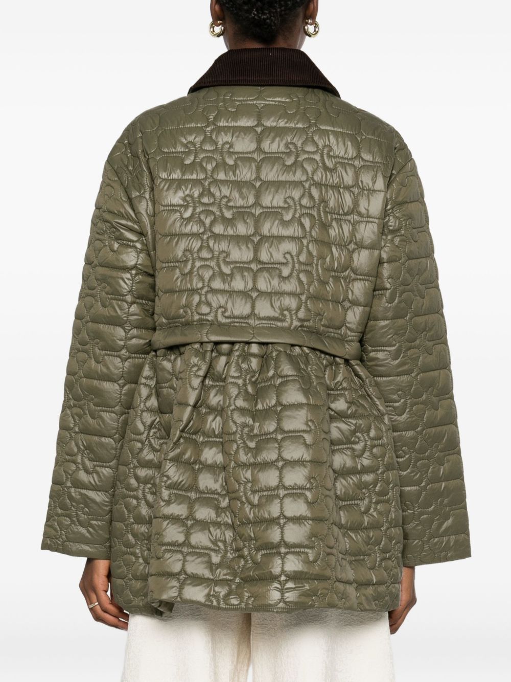 GANNI Jackets Green Ganni