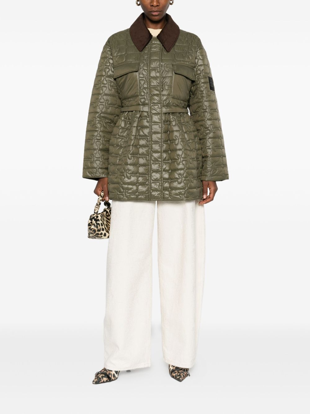 GANNI Jackets Green Ganni