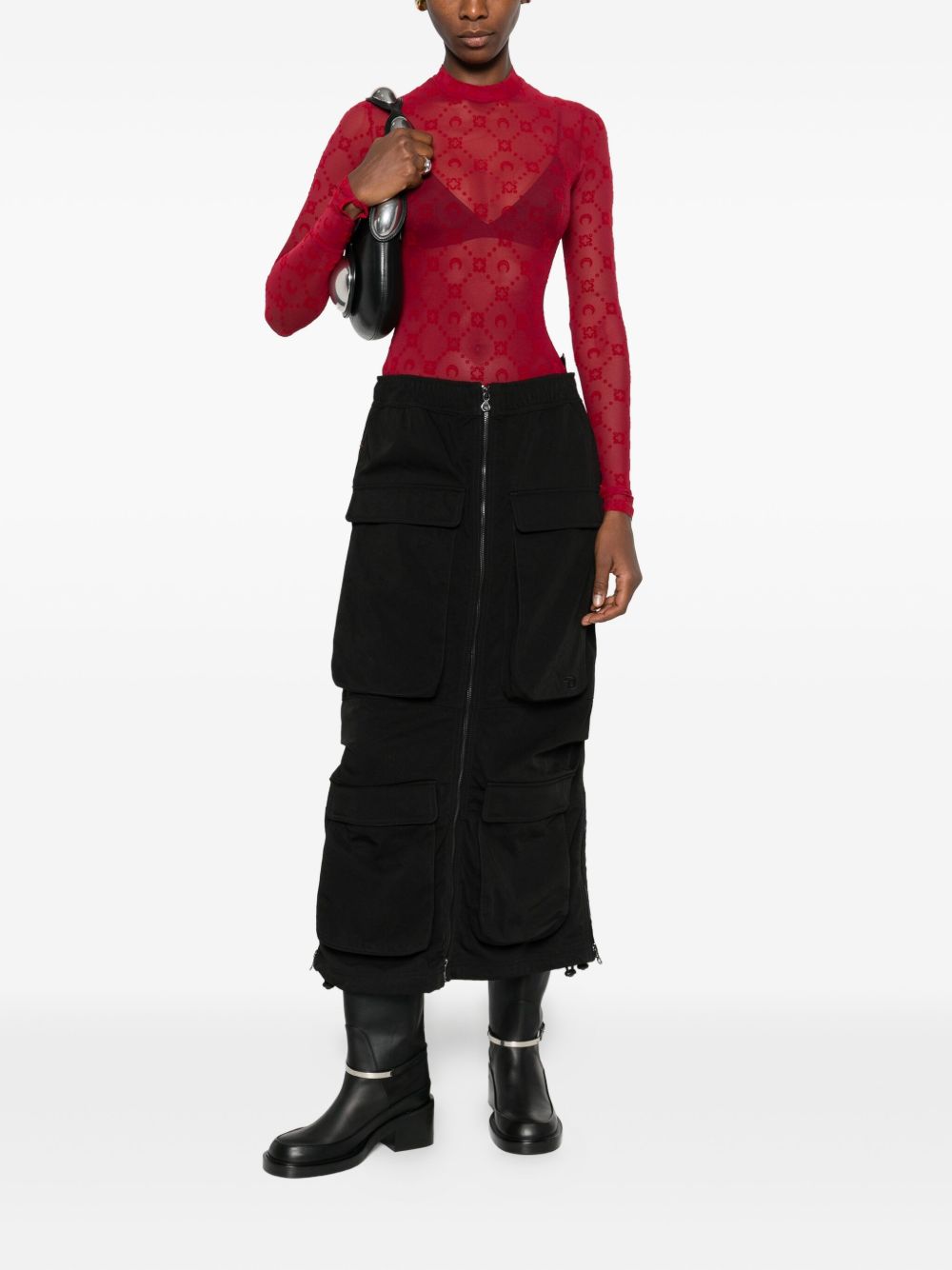 MARINE SERRE Top Red Marine Serre