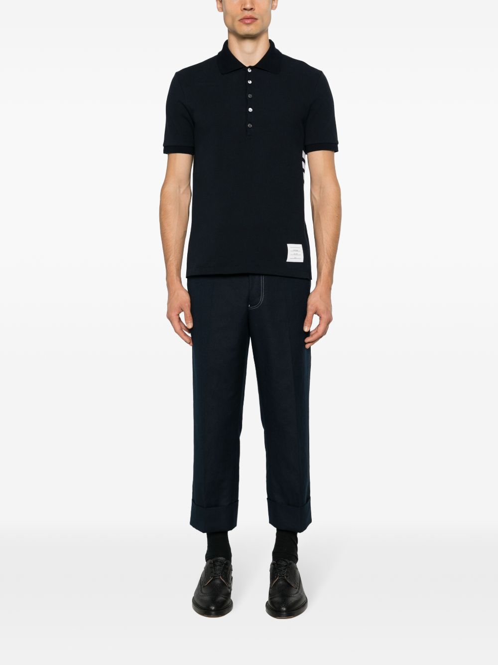 Thom Browne T-shirts and Polos Blue Thom Browne
