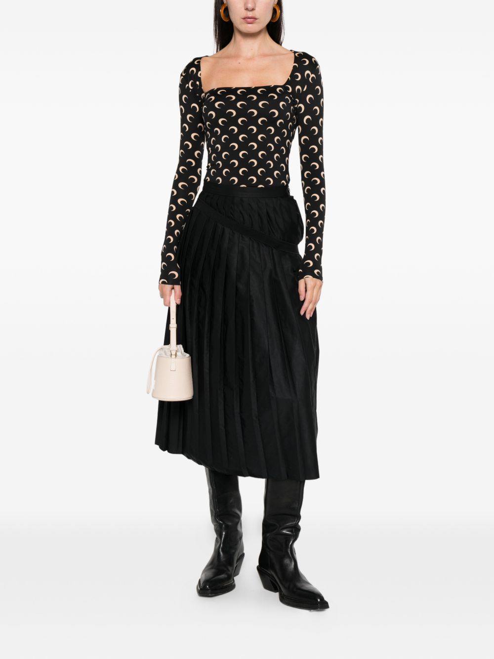 MARINE SERRE Top Black Marine Serre