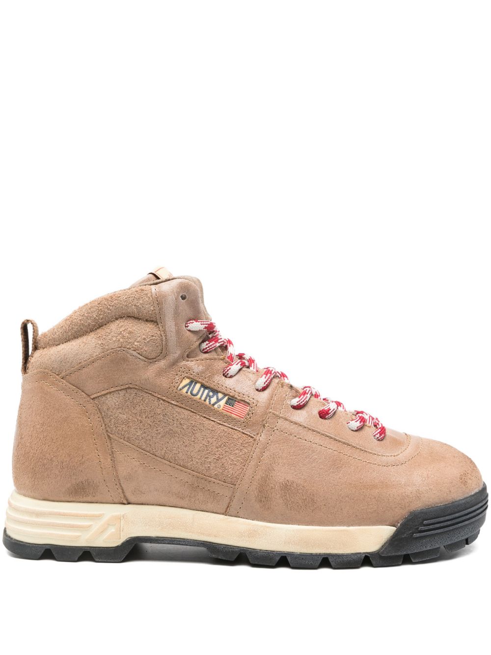 AUTRY Boots Leather Brown Autry