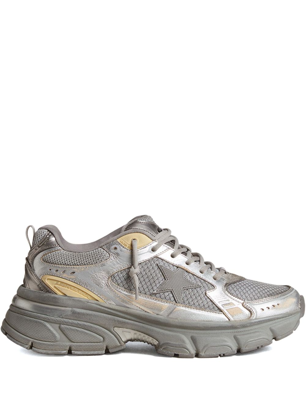 Golden Goose Sneakers Silver Golden Goose