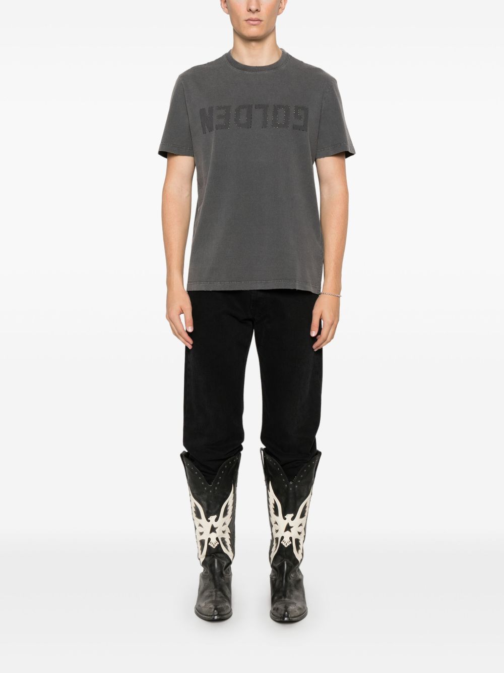Golden Goose T-shirts and Polos Grey Golden Goose