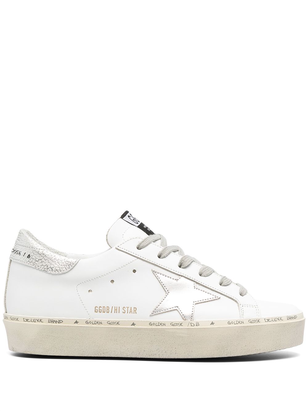 Golden Goose Sneakers Silver Golden Goose