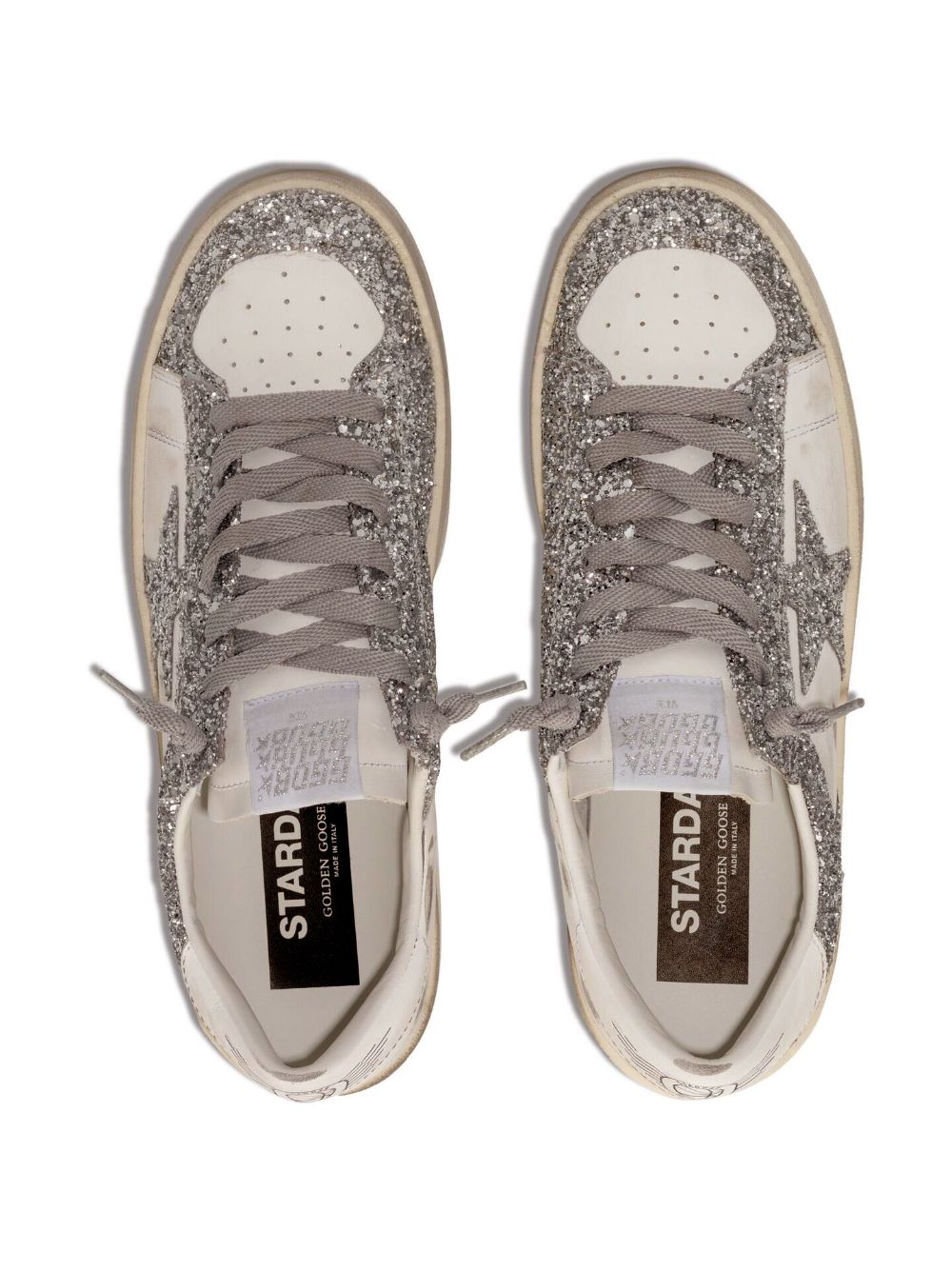 Golden Goose Sneakers Silver Golden Goose