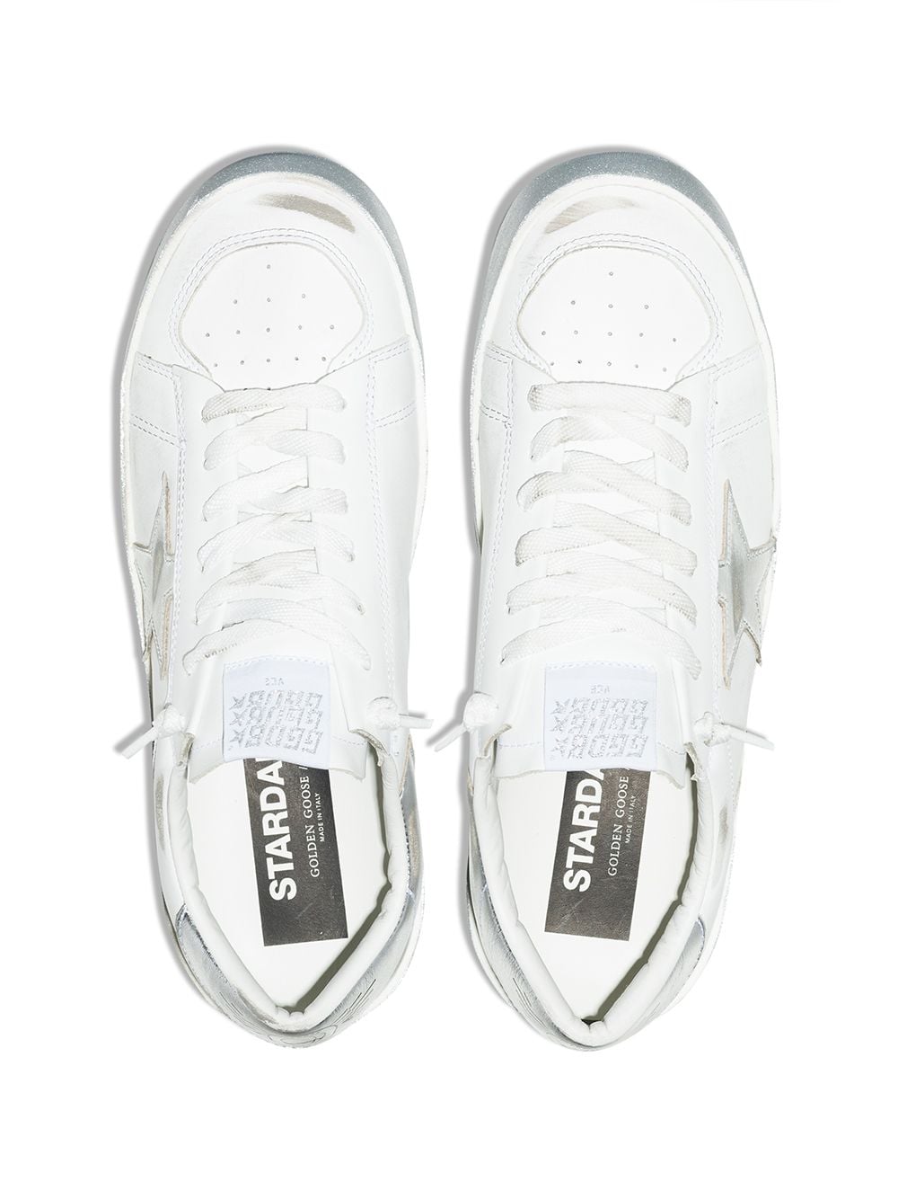 Golden Goose Sneakers Silver Golden Goose