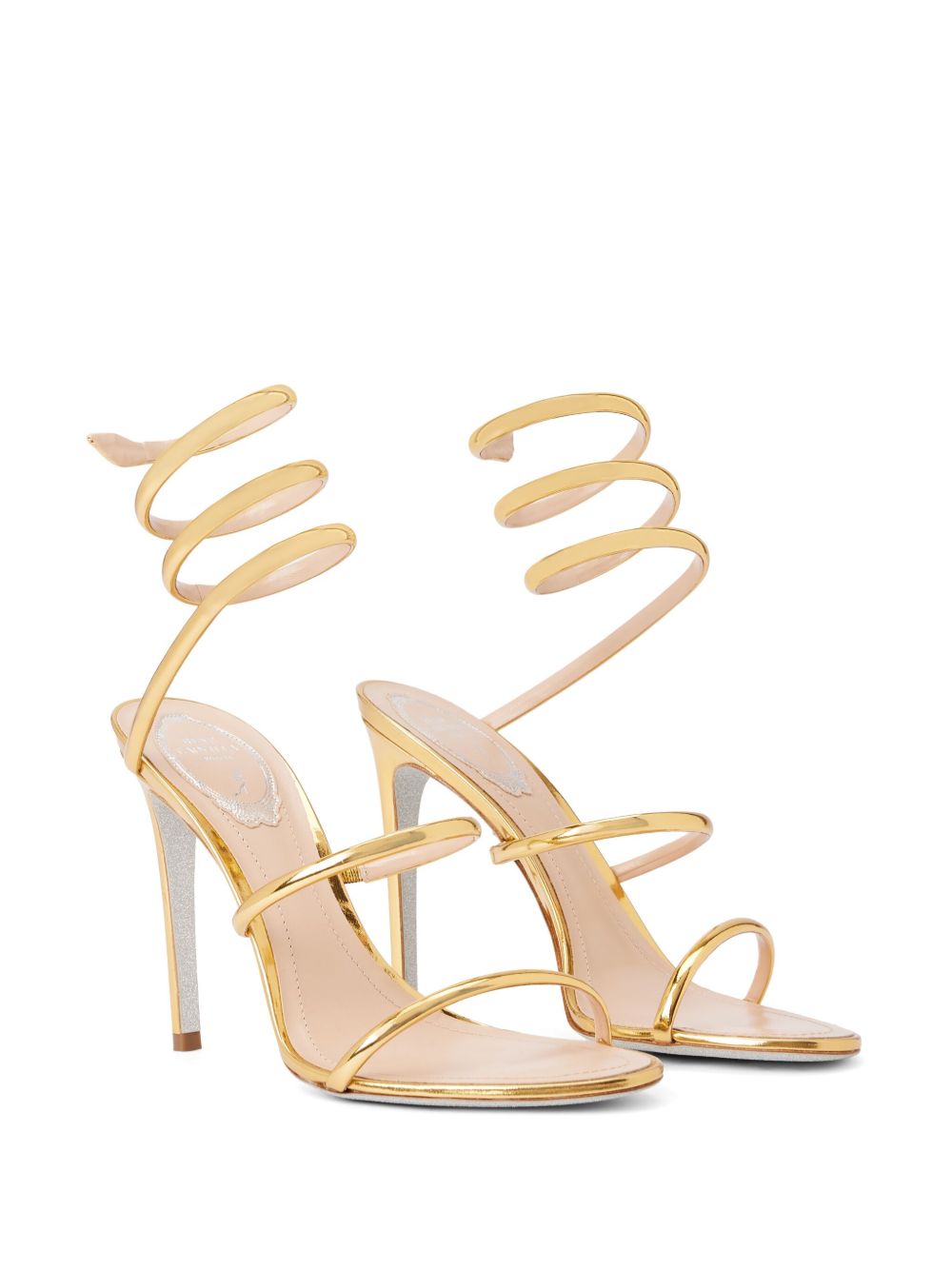 René Caovilla RENE' CAOVILLA Sandals Golden René Caovilla