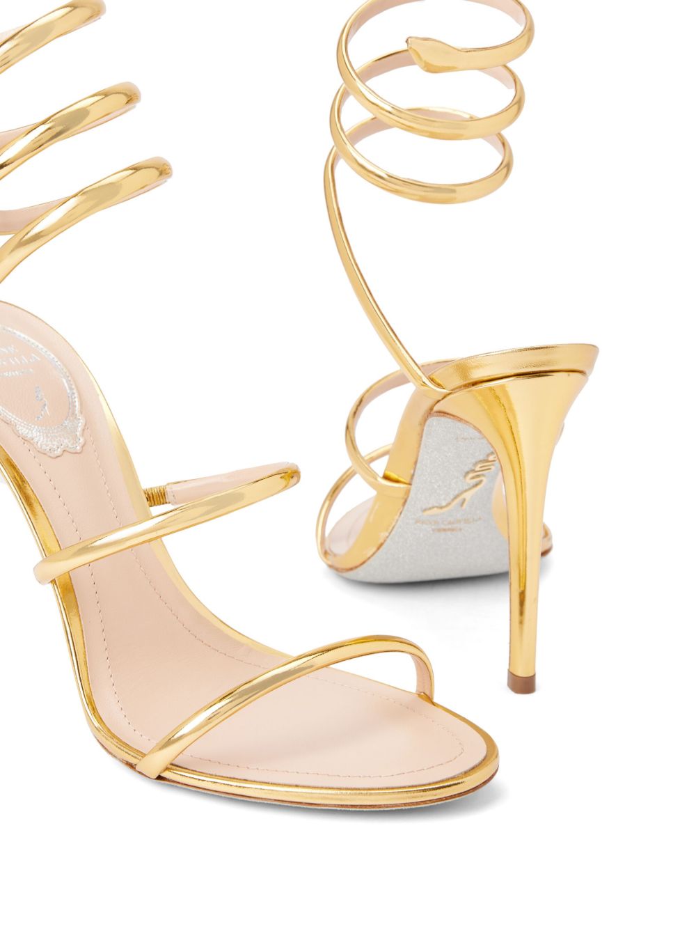 René Caovilla RENE' CAOVILLA Sandals Golden René Caovilla