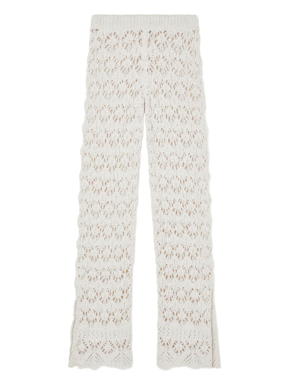 Alanui Trousers Cream Alanui