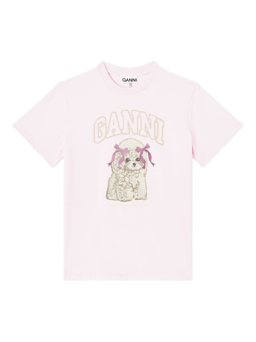 GANNI T-shirts and Polos Pink Ganni