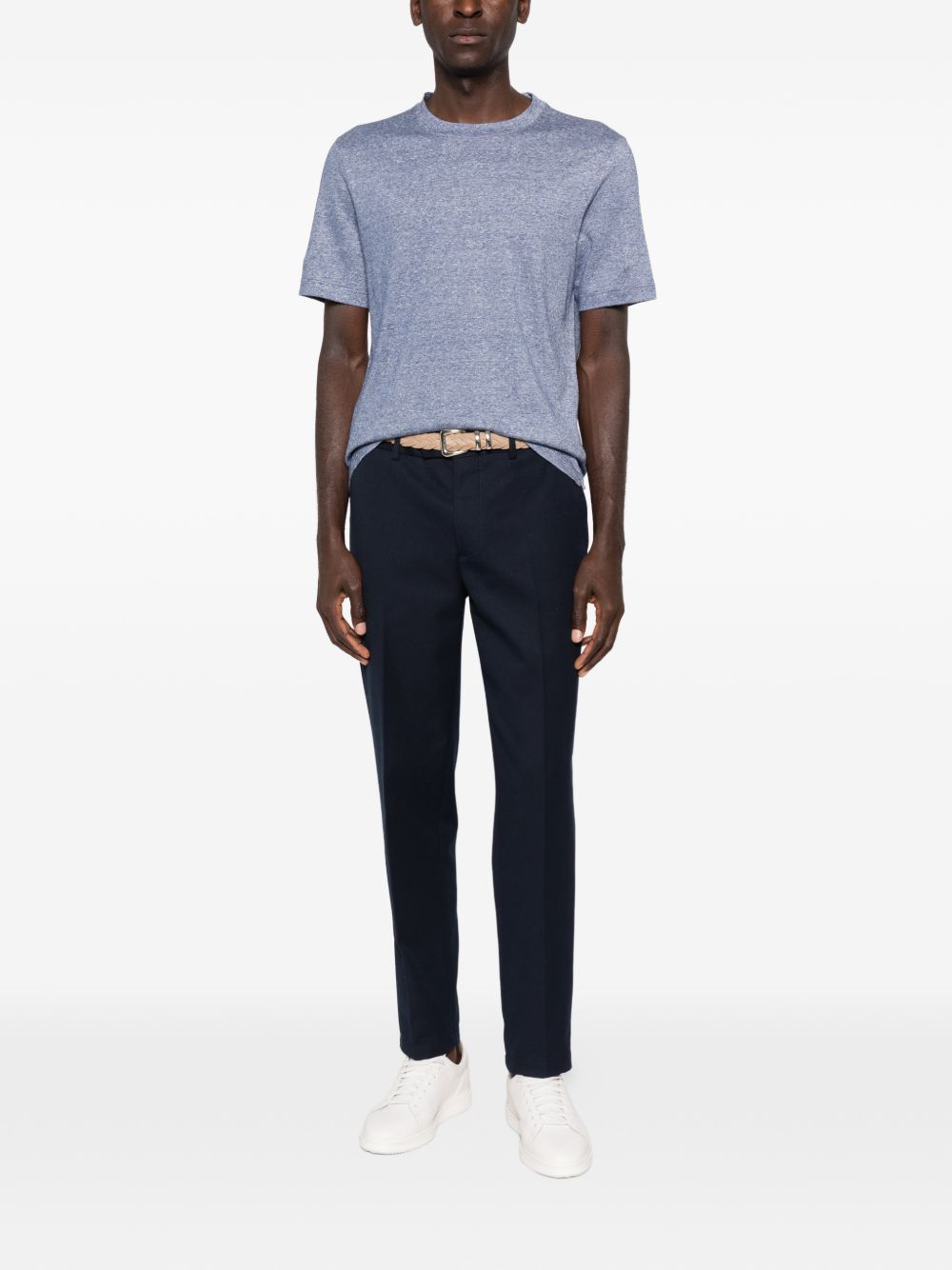 Brunello Cucinelli T-shirts and Polos Blue Brunello Cucinelli