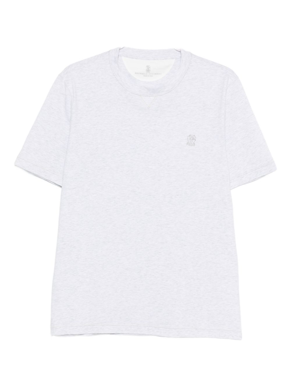 Brunello Cucinelli T-shirts and Polos Light Grey Brunello Cucinelli