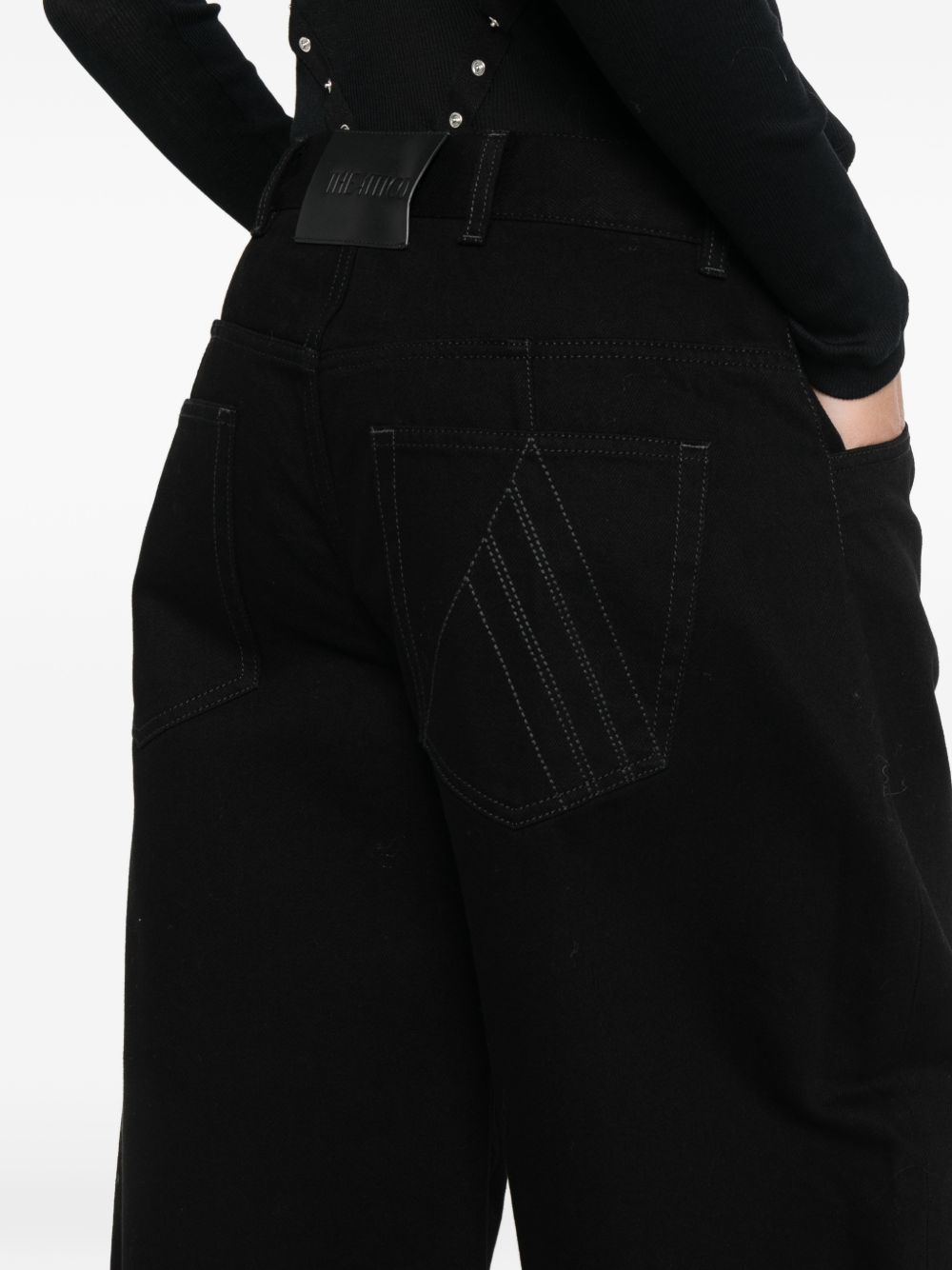 The Attico Jeans Black The Attico