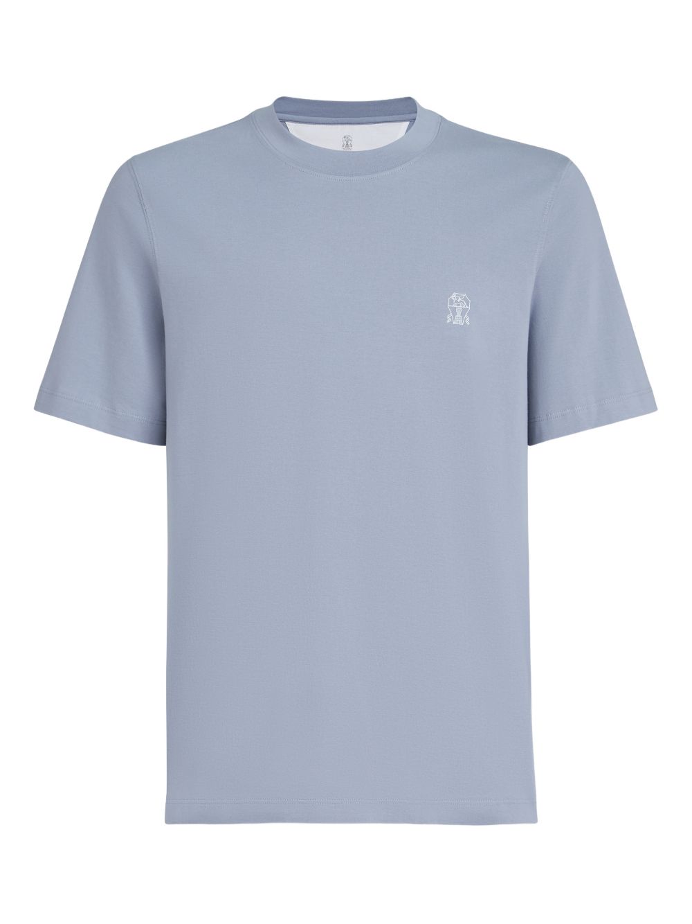 Brunello Cucinelli T-shirts and Polos Clear Blue Brunello Cucinelli