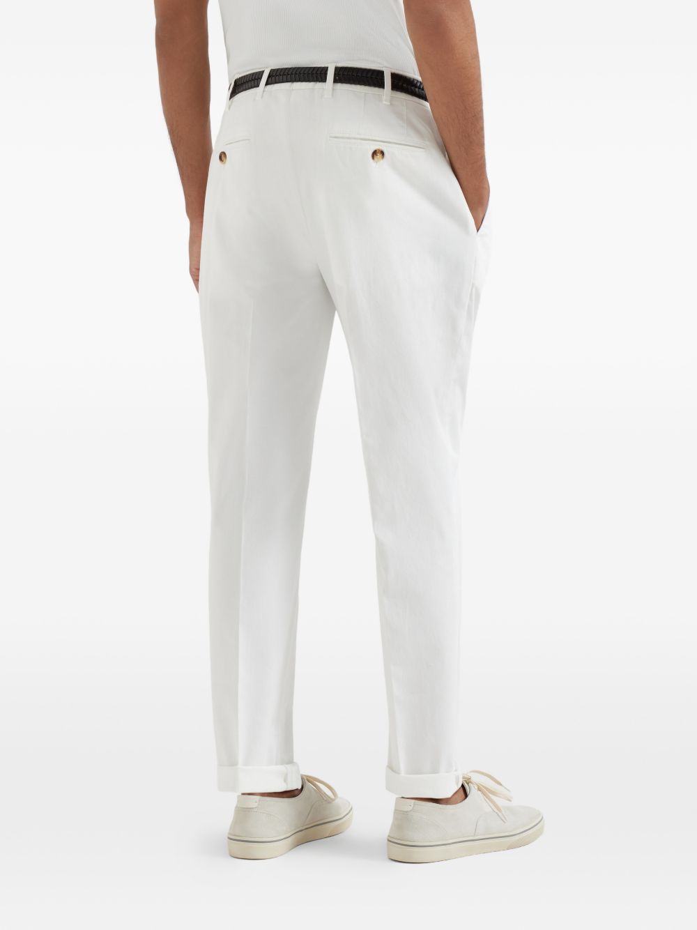 Brunello Cucinelli Trousers White Brunello Cucinelli