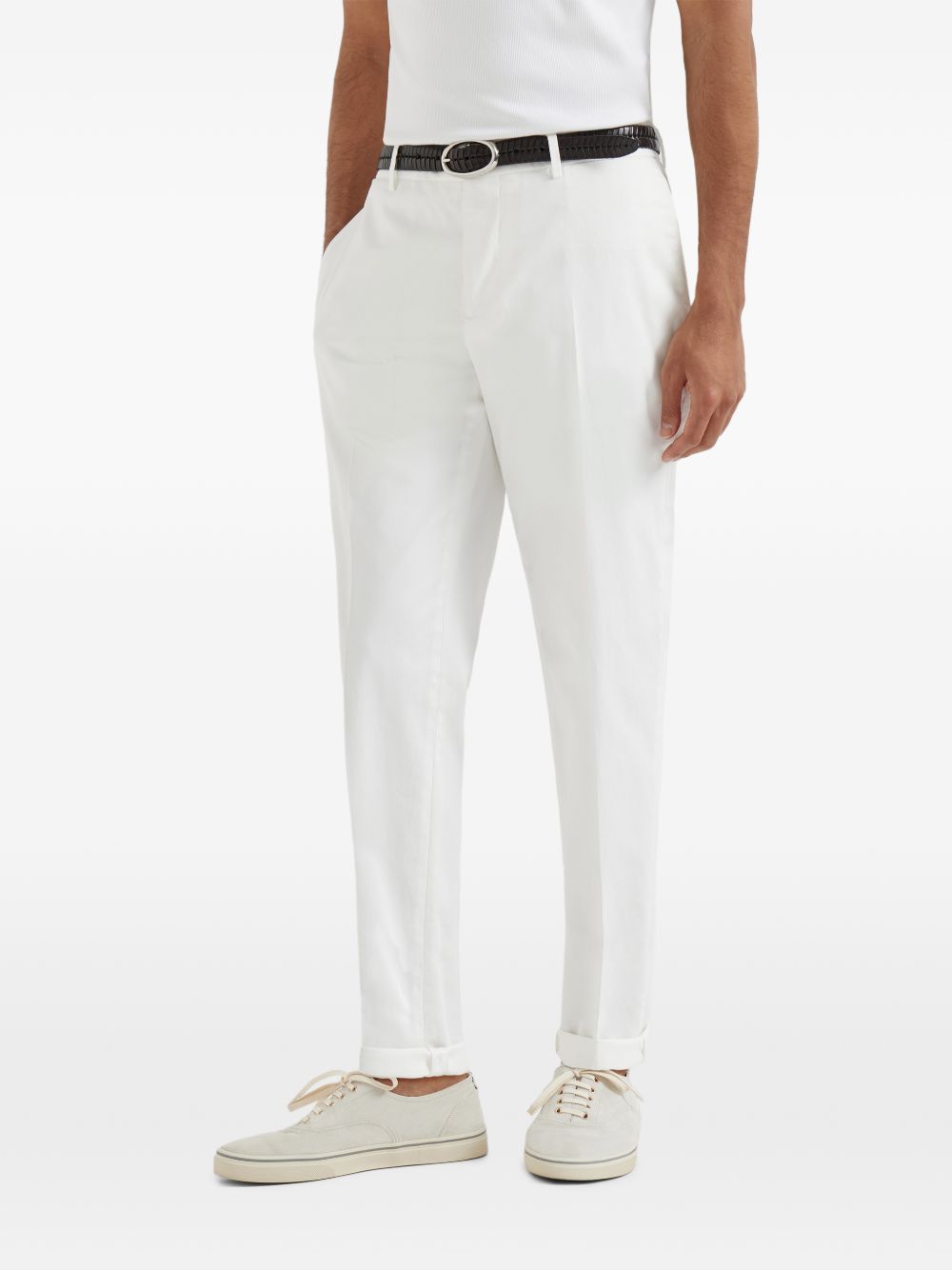 Brunello Cucinelli Trousers White Brunello Cucinelli