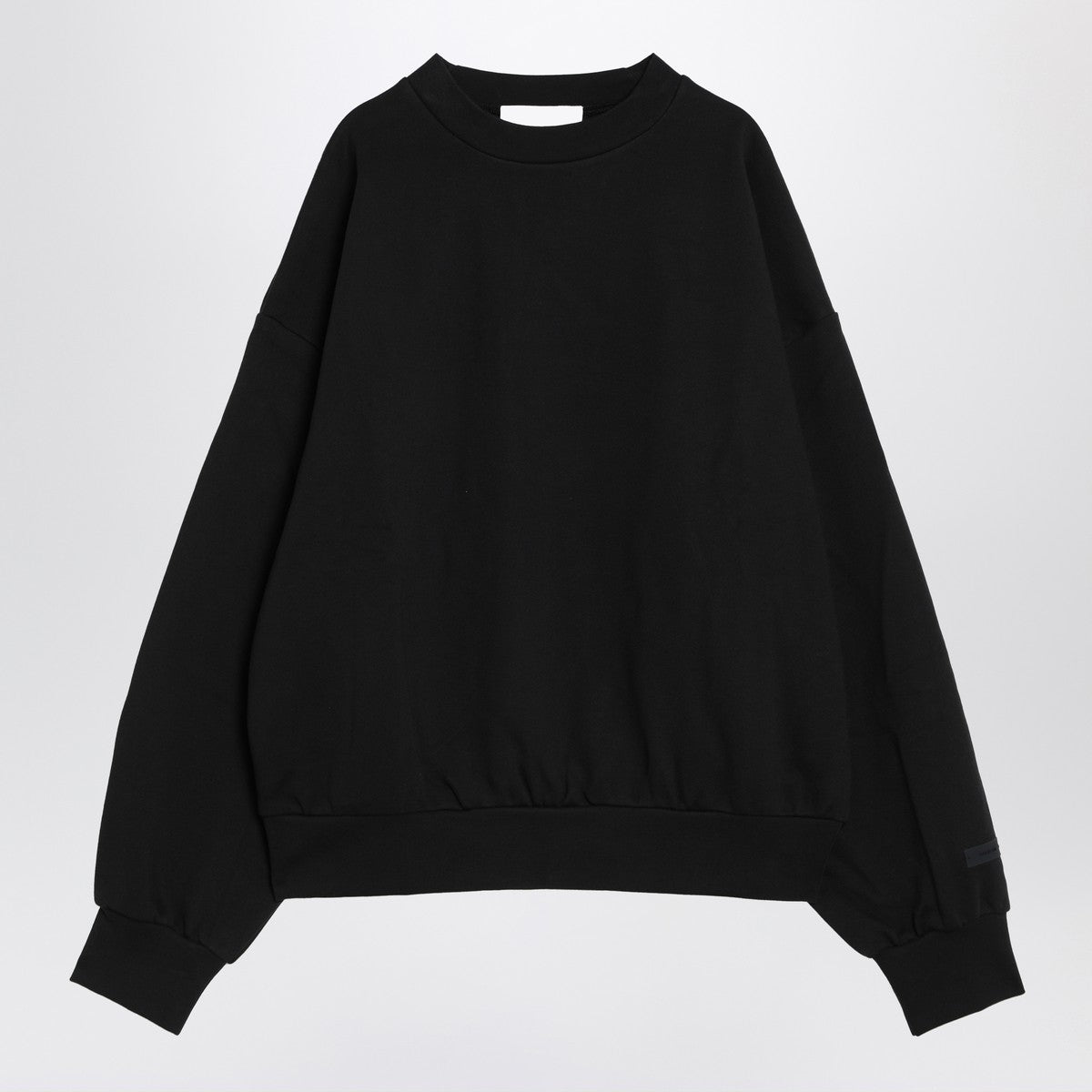 Fear of God Essentials Black fleece cotton sweatshirt with logo Fear of God Essentials