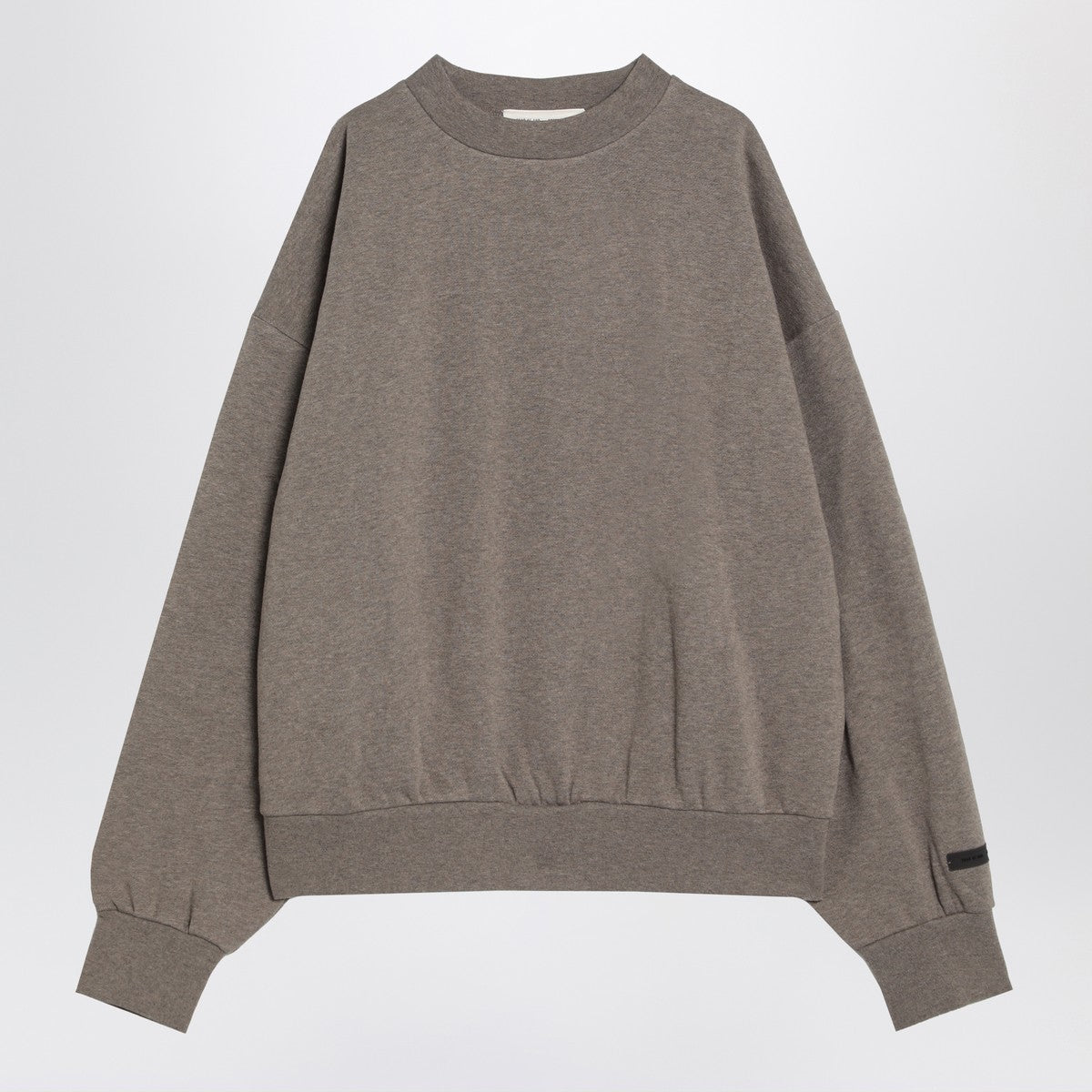 Fear of God Essentials Grey fleece cotton sweatshirt with logo Fear of God Essentials