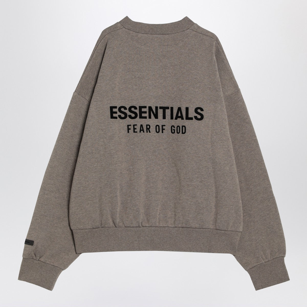 Fear of God Essentials Grey fleece cotton sweatshirt with logo Fear of God Essentials