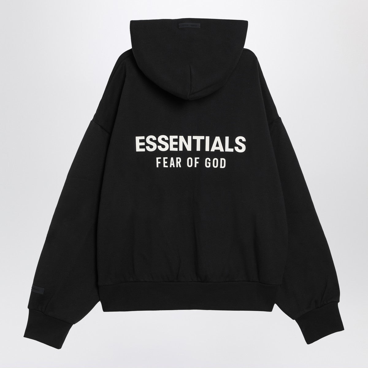 Fear of God Essentials Black fleece cotton sweatshirt with logo Fear of God Essentials