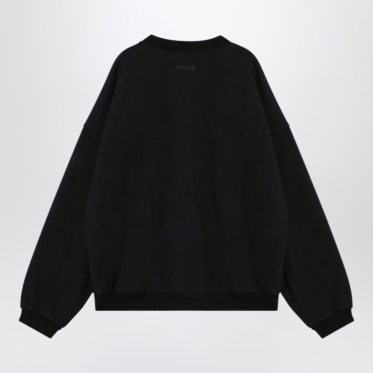Fear of God Essentials Black sweatshirt with embroidered logo Fear of God Essentials