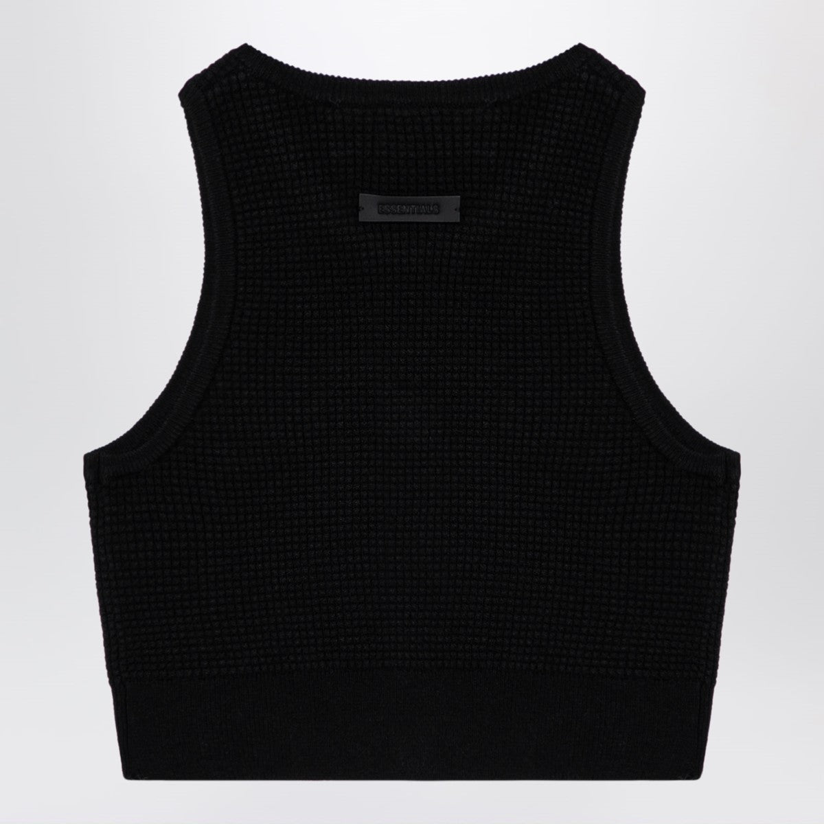 Fear of God Essentials Sporty black honeycomb tank top Fear of God Essentials