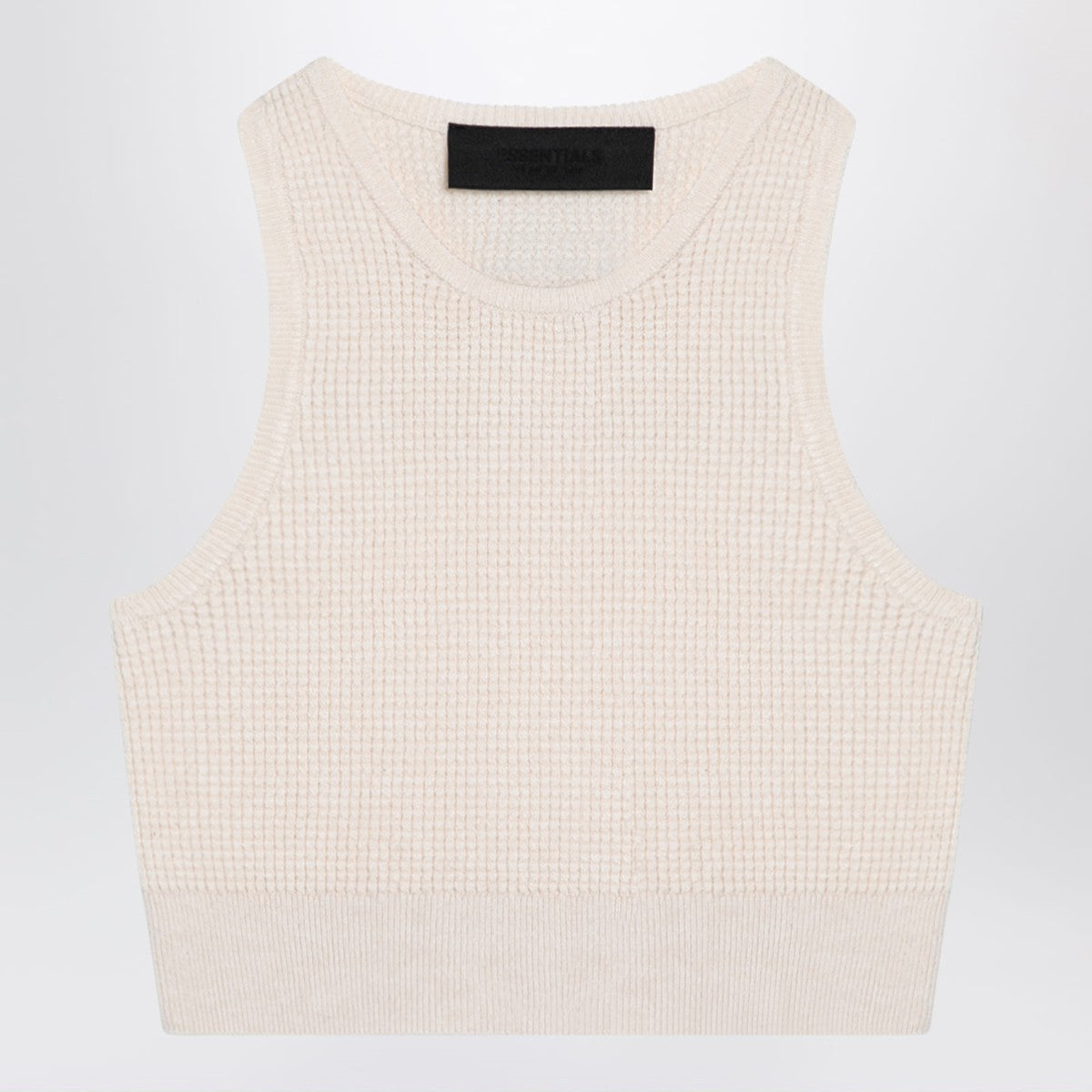 Fear of God Essentials Sporty white honeycomb tank top Fear of God Essentials