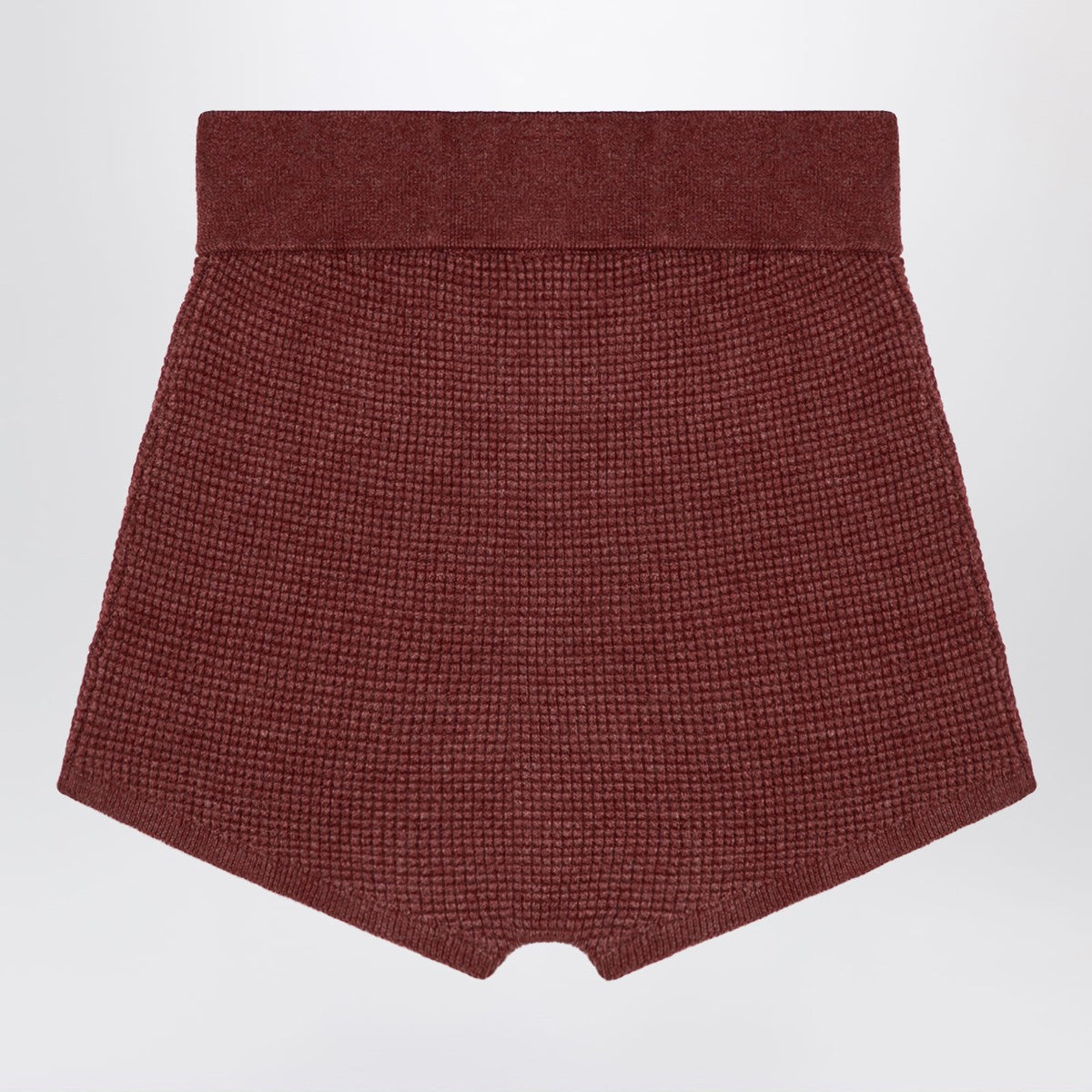 Fear of God Essentials Burgundy Honeycomb Short Fear of God Essentials