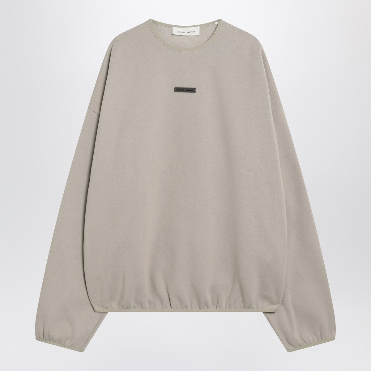 Fear of God Essentials Greige brushed cotton sweatshirt Fear of God Essentials