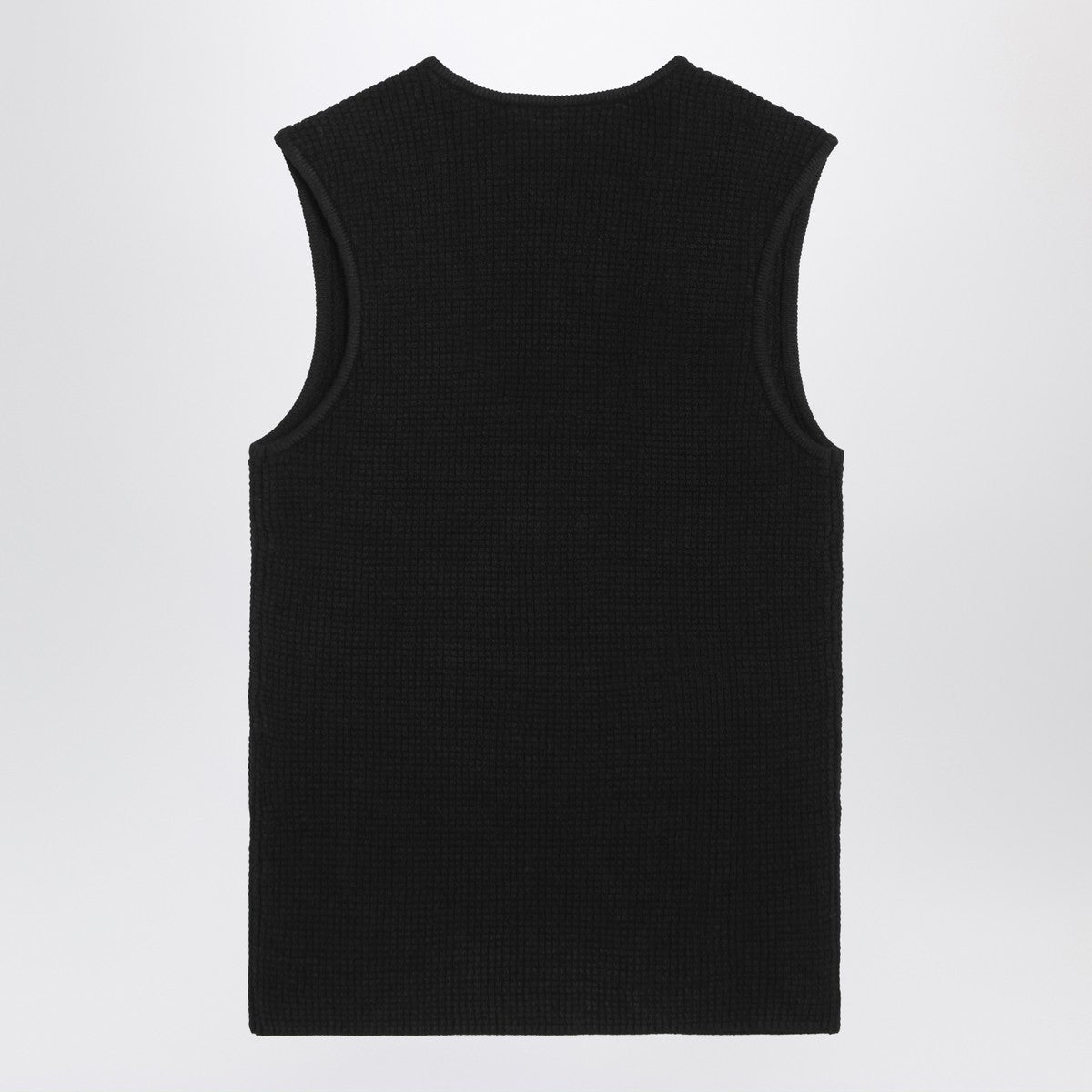 Fear of God Essentials Black tank top in stretch Waffle fabric Fear of God Essentials