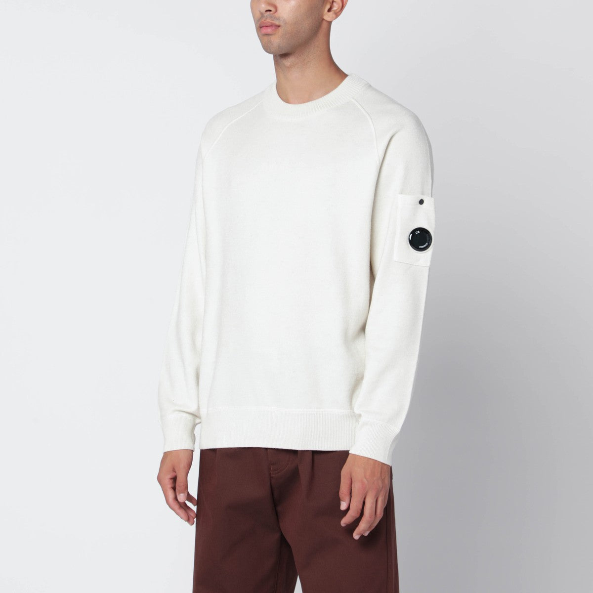 C.P. Company White wool and cotton sweater C.P. Company