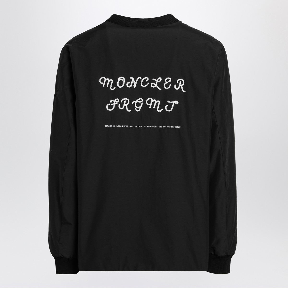 Moncler X FRGMT Anise black jacket in cotton and nylon Moncler X FRGMT