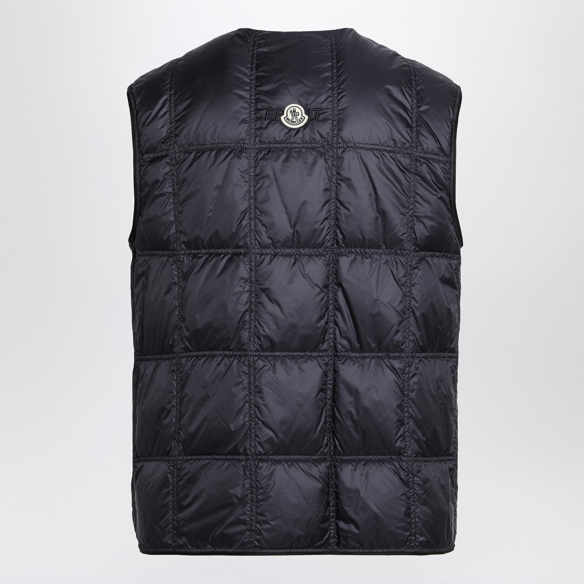 Moncler X FRGMT Vaile blue vest in nylon Moncler X FRGMT
