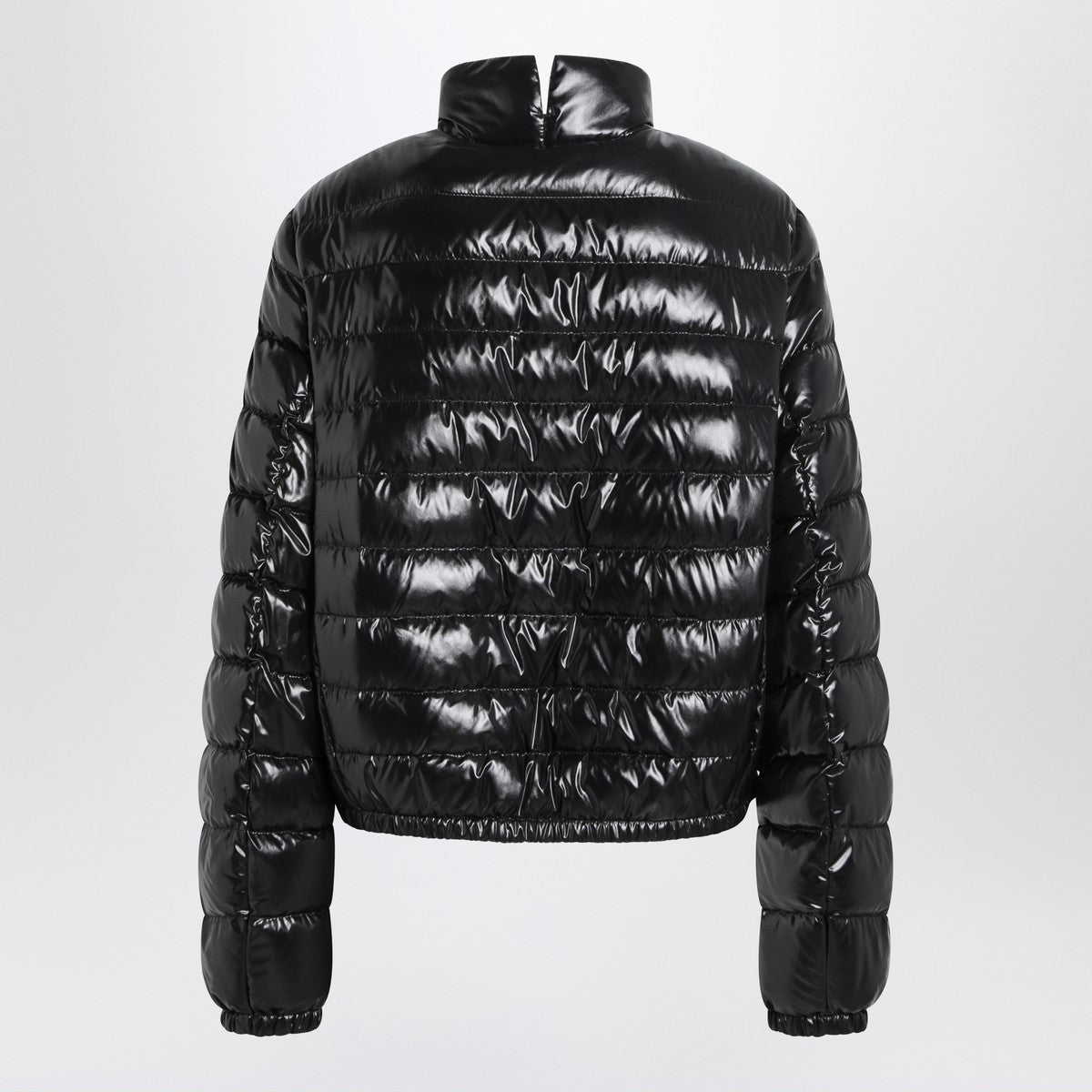 Moncler X Edward Enninful Black shiny nylon down jacket Moncler X Edward Enninful