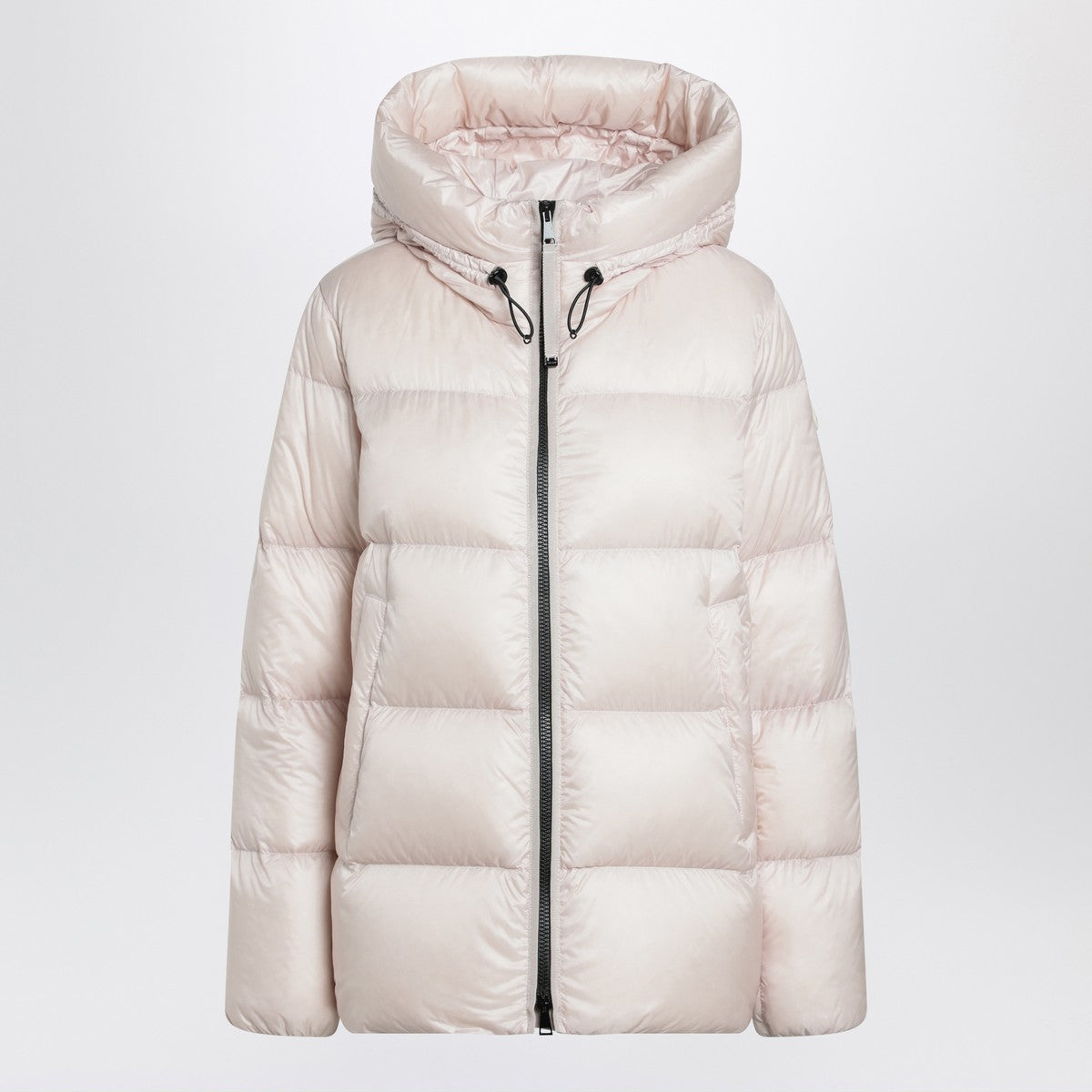 Moncler Light pink zip-up down jacket Moncler
