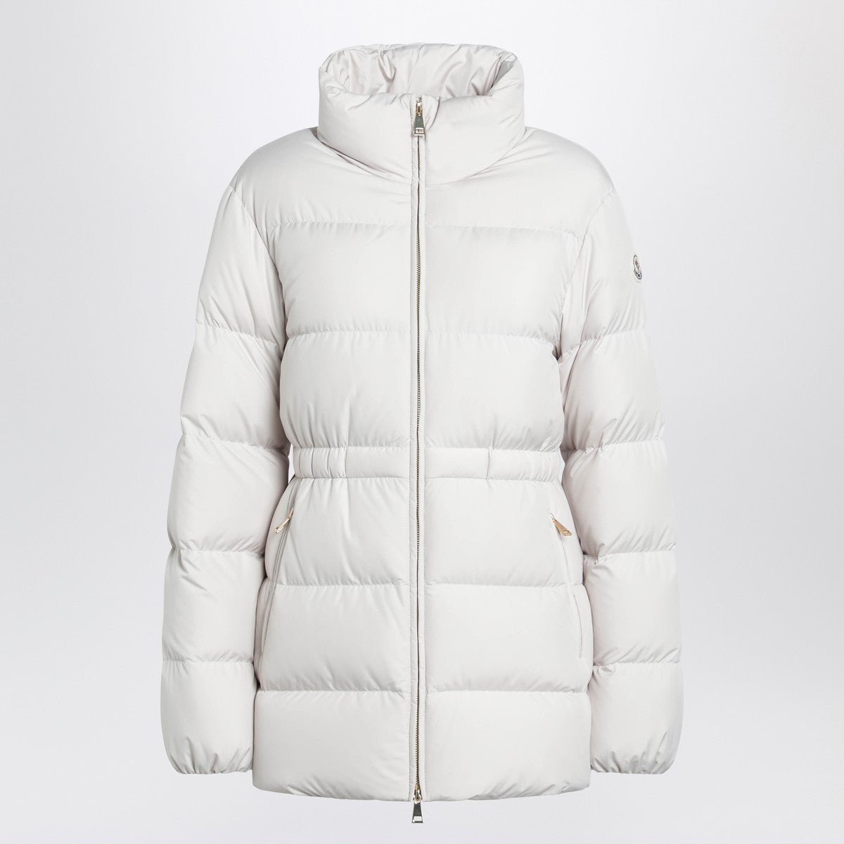 Moncler White zip-up down jacket Moncler
