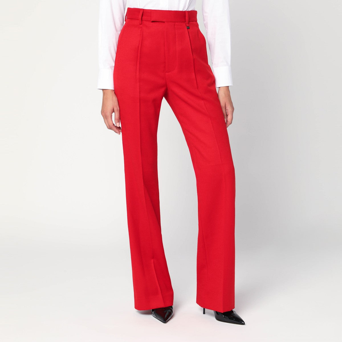 Vivienne Westwood Red flared pants in wool Vivienne Westwood
