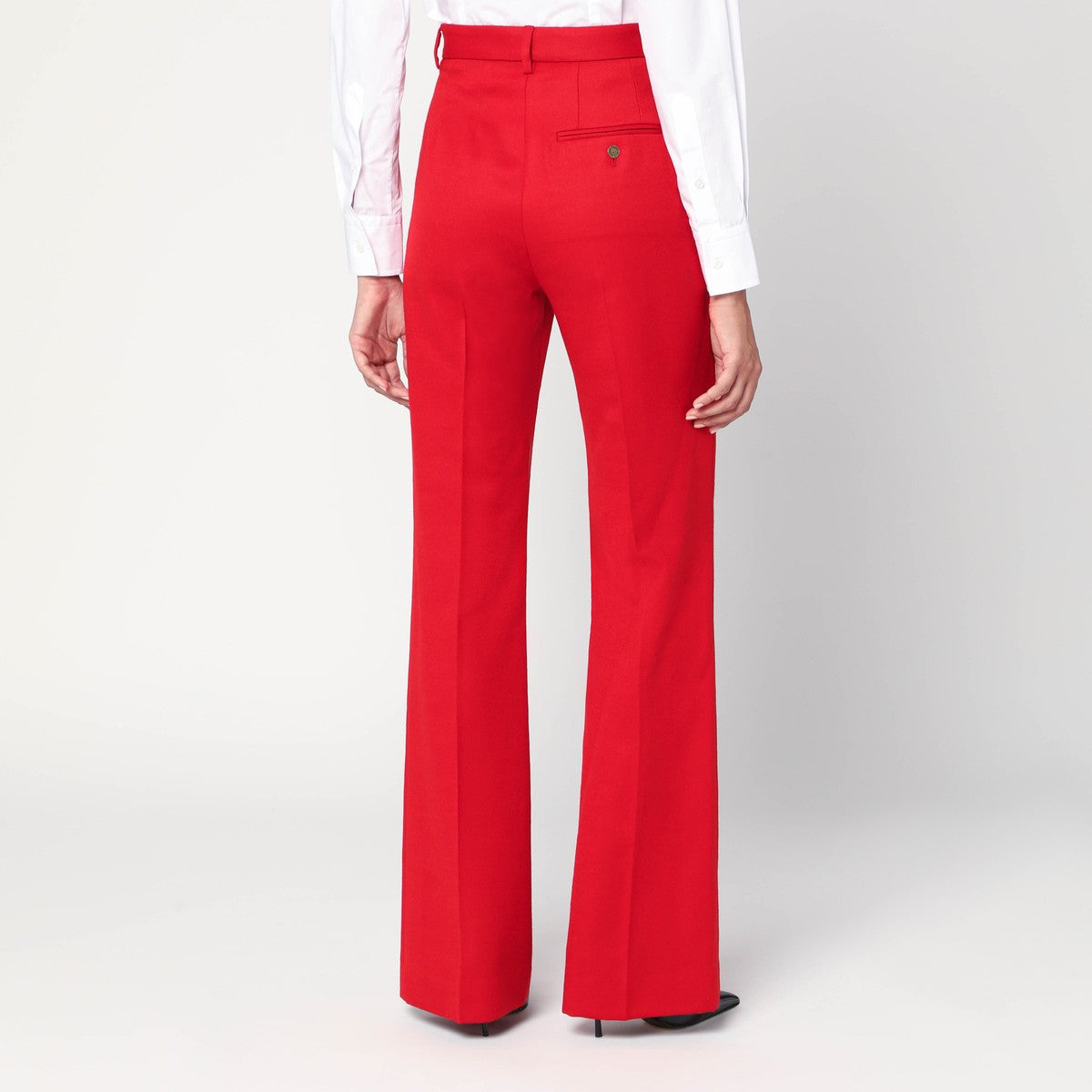 Vivienne Westwood Red flared pants in wool Vivienne Westwood