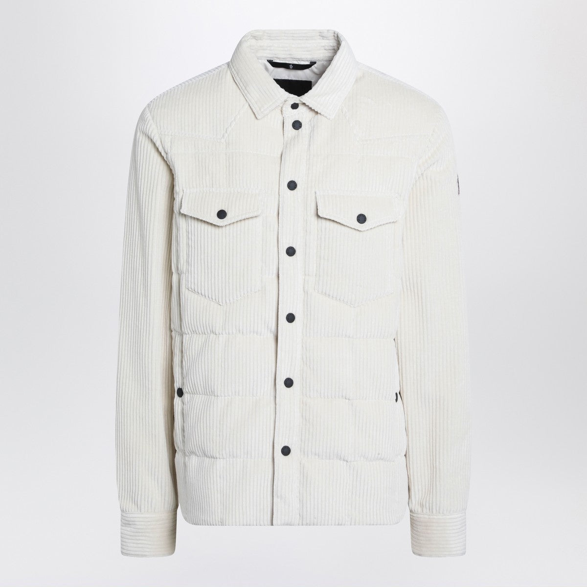 Moncler Grenoble White padded overshirt jacket Gelt Moncler Grenoble