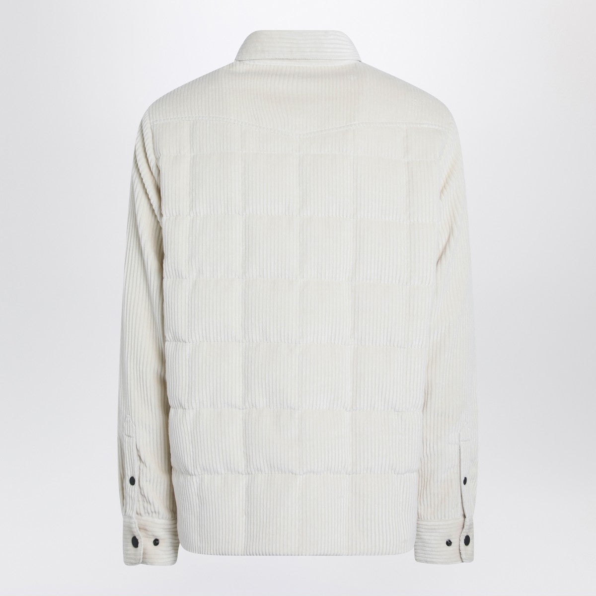 Moncler Grenoble White padded overshirt jacket Gelt Moncler Grenoble