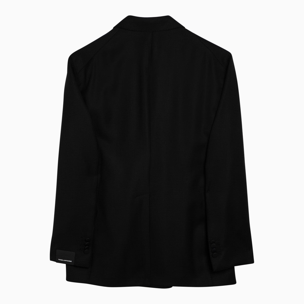 Tagliatore New York black wool double-breasted jacket Tagliatore