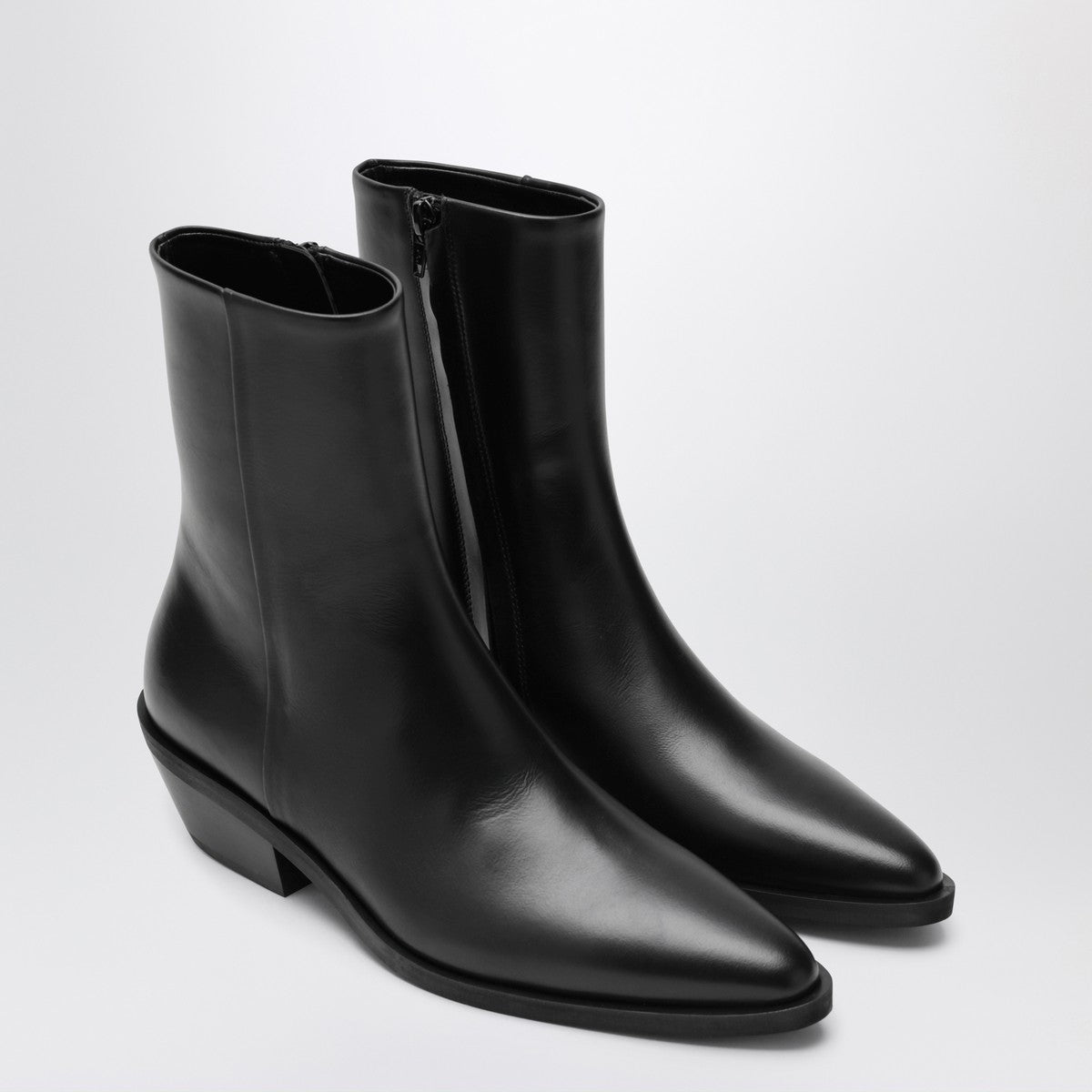A.EMERY The Hudson black leather ankle boots A.EMERY