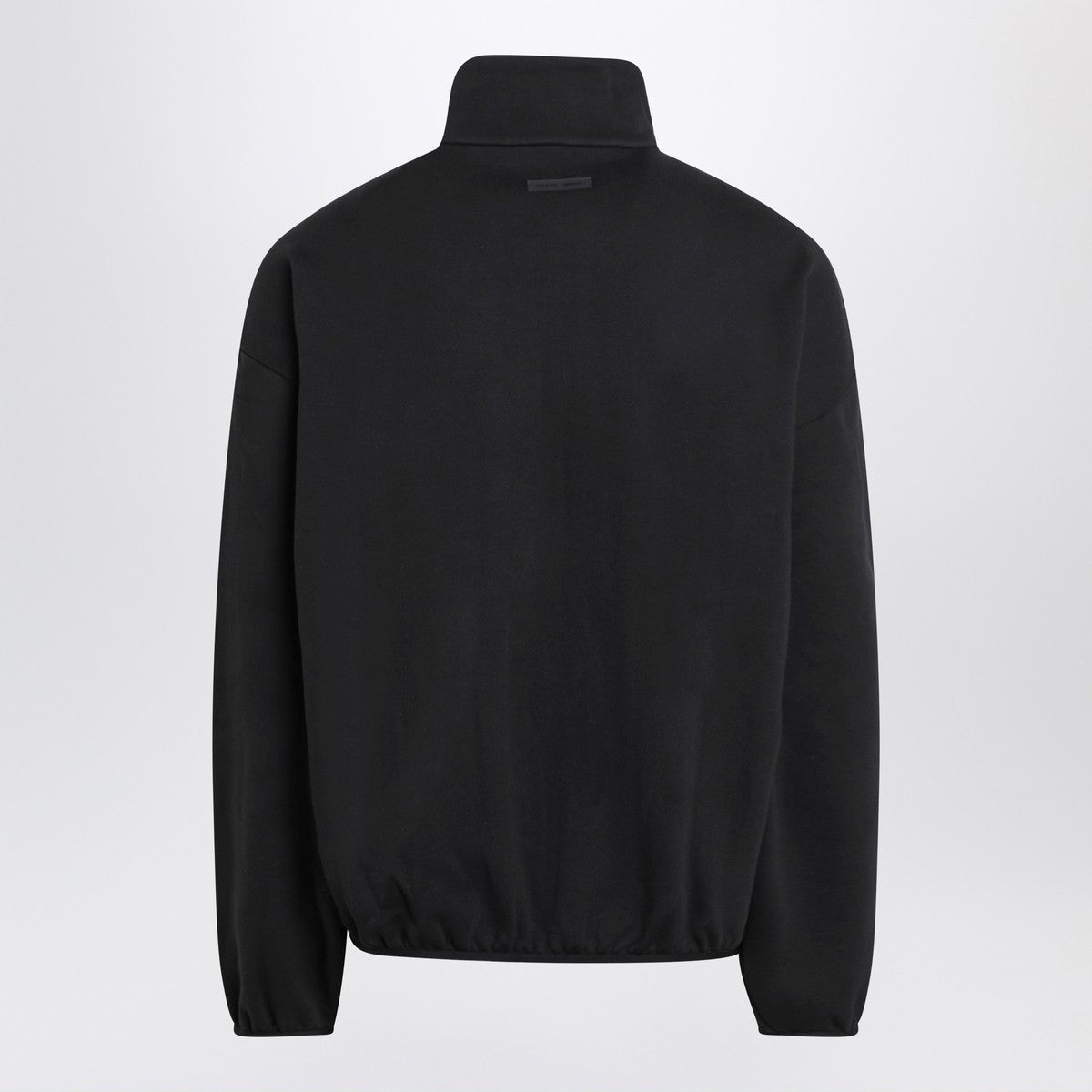 Fear of God Essentials Black zip sweatshirt with contrasting trims Fear of God Essentials