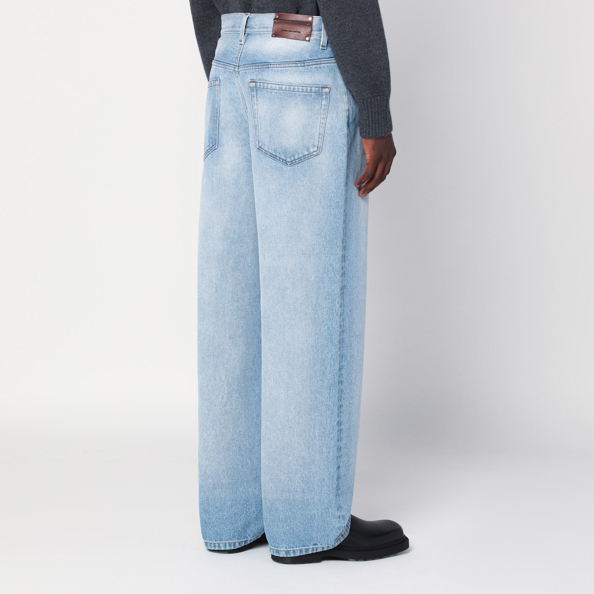 Dries Van Noten Light blue faded jeans Dries Van Noten