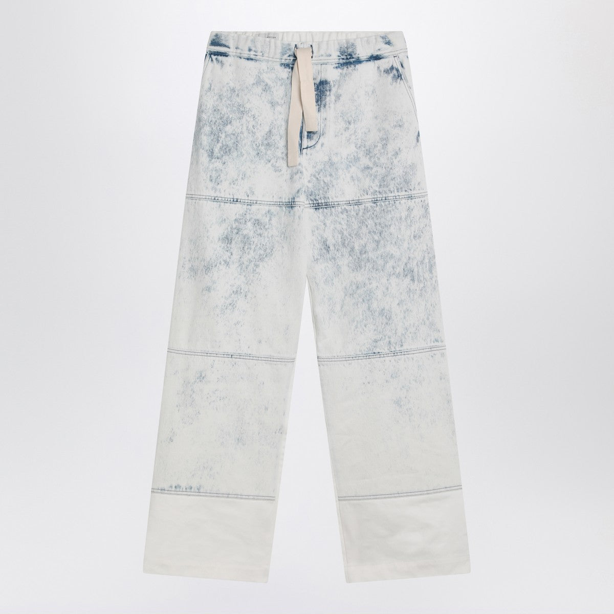 Dries Van Noten Light blue jeans with drawstring Dries Van Noten