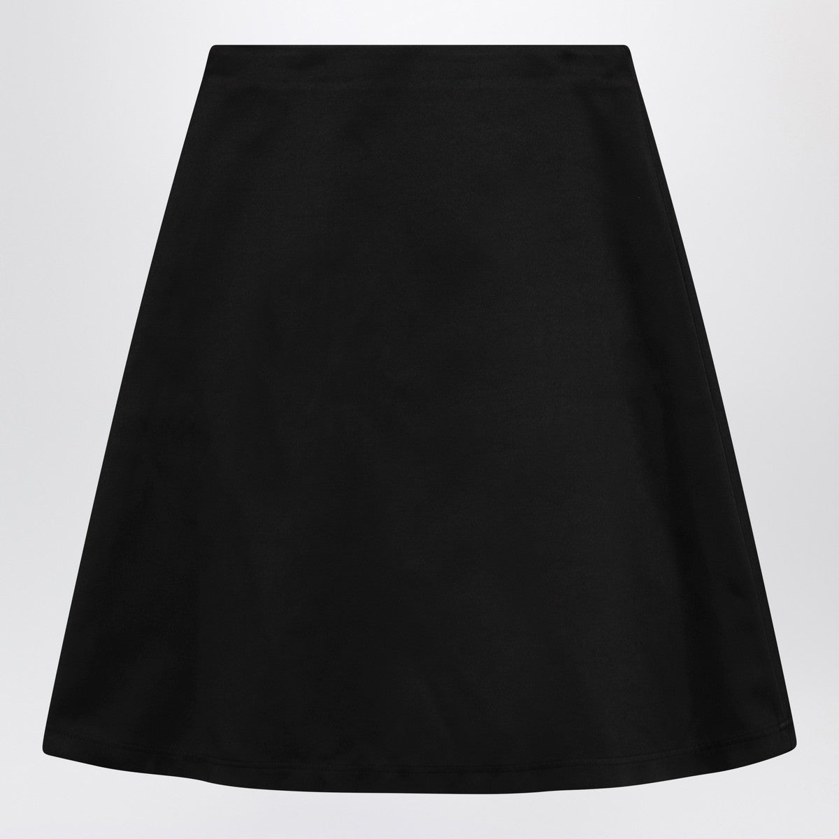 the garment Black cotton-blend Kelly skirt the garment