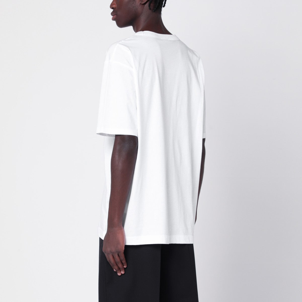 Dries Van Noten White oversized cotton T-shirt Dries Van Noten