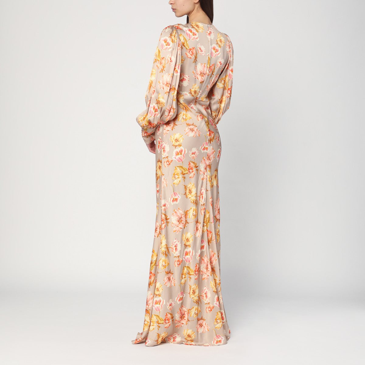 Malina Alize long dress with floral print Malina