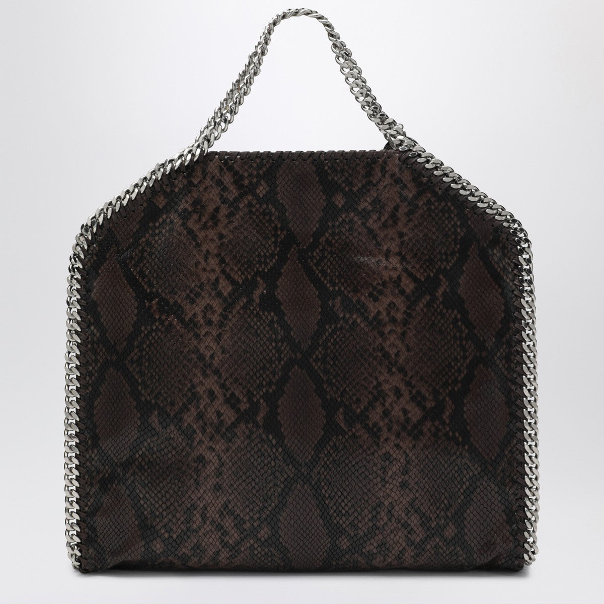 Stella McCartney Falabella Tote Fold Over with snake print Stella McCartney
